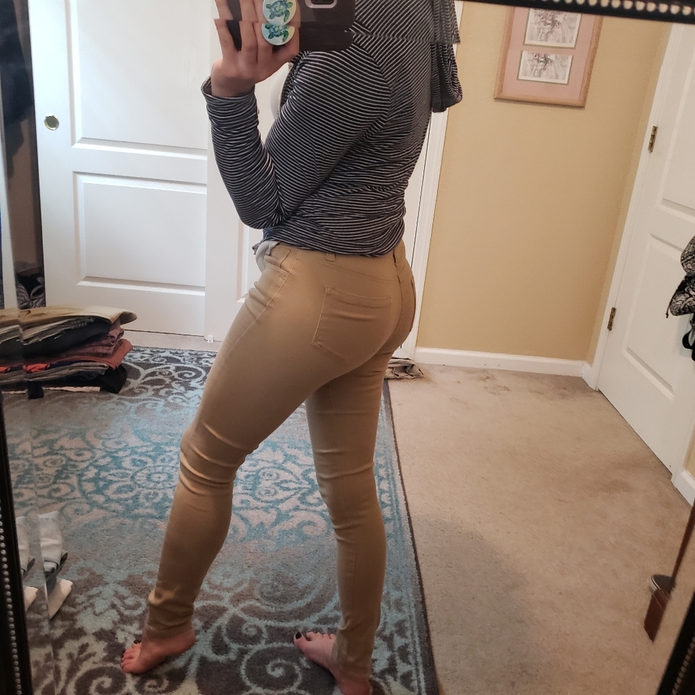 Skinny khakis!